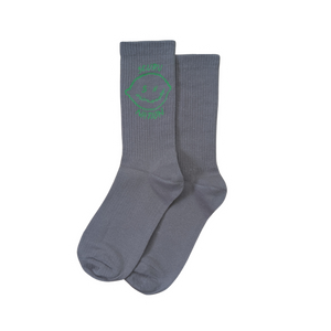 Grey Lemon Logo Socks