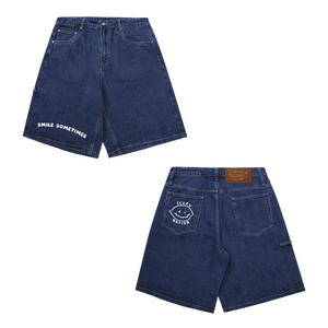 Blue Denim Shorts