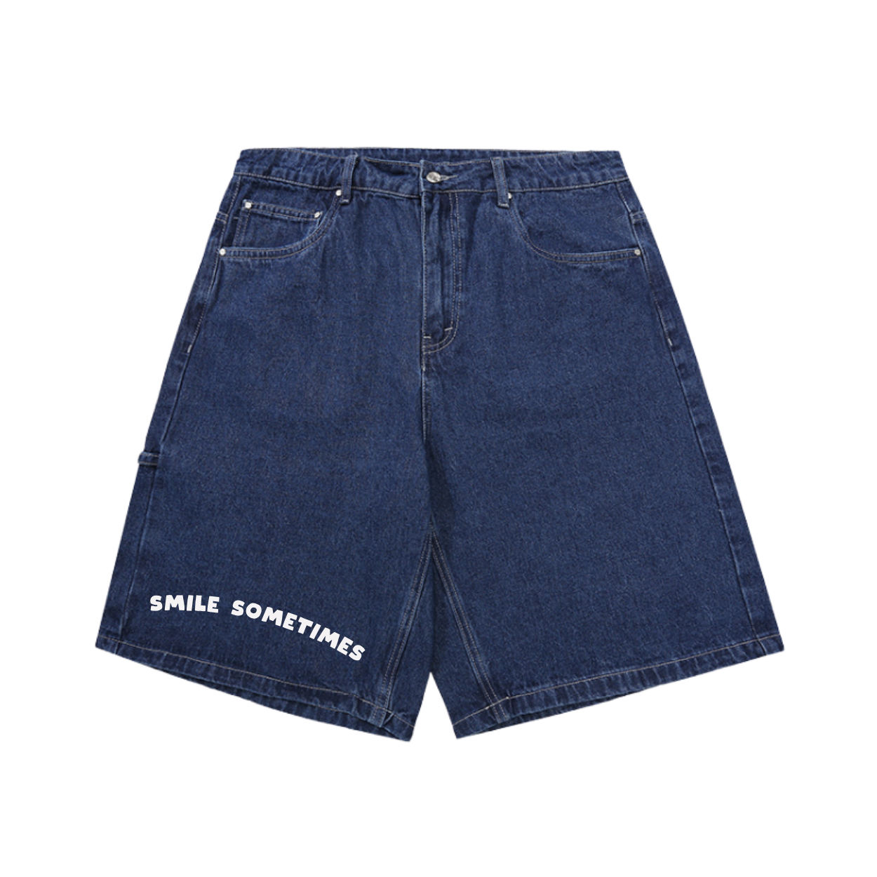 Blue Denim Shorts
