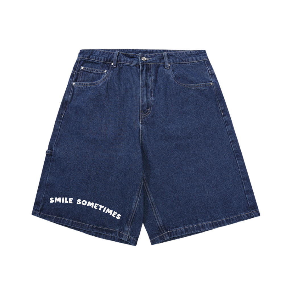 Blue Denim Shorts