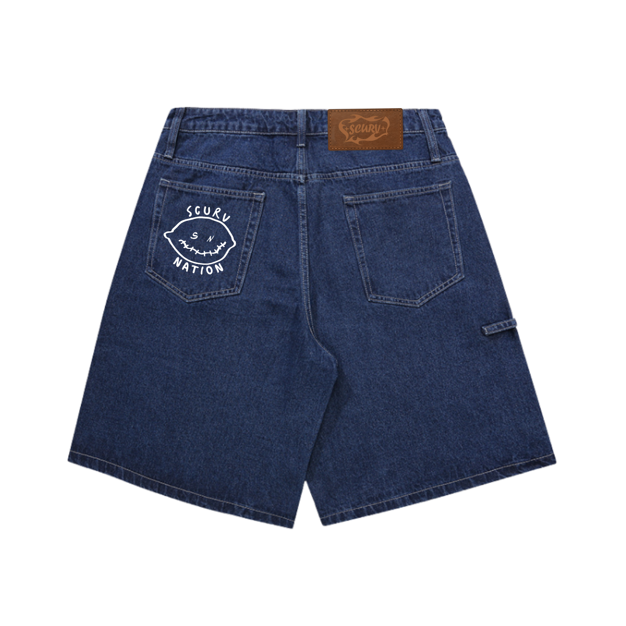 Blue Denim Shorts