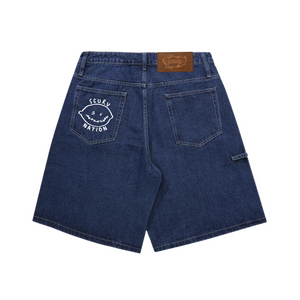 Blue Denim Shorts
